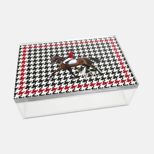 Equestrian Red Jacket 18x12 Acrylic Jar - Vitelli Design Studio UAE