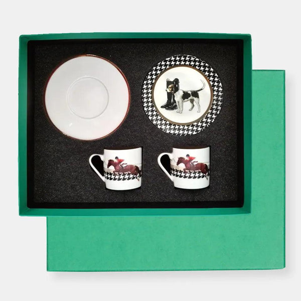 Equestrian Red Jacket Set 1 - Vitelli Design Studio UAE