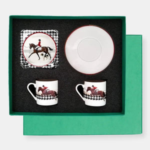 Equestrian Red Jacket Set 2 - Vitelli Design Studio UAE