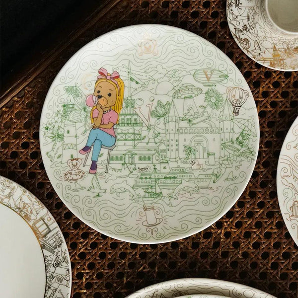 Istanbul Maiden's Tower 20 Cm Porcelain Plate