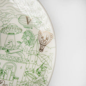 Istanbul Maiden's Tower 20 Cm Porcelain Plate
