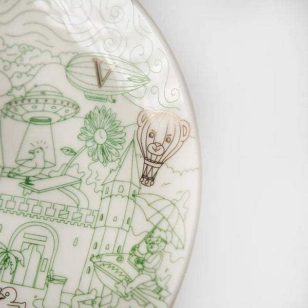 Istanbul Maiden's Tower 20 Cm Porcelain Plate