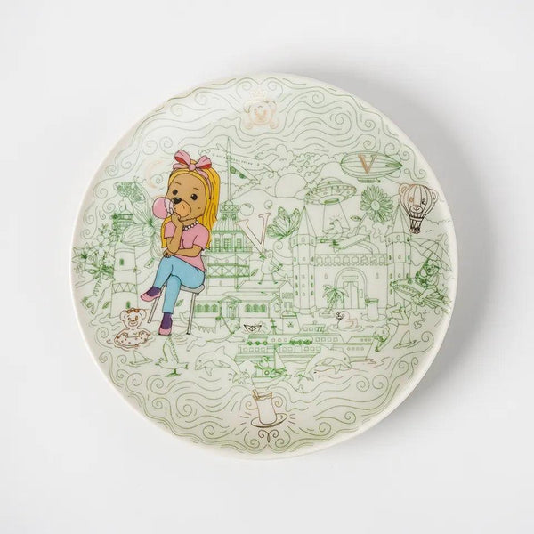 Istanbul Maiden's Tower 20 Cm Porcelain Plate