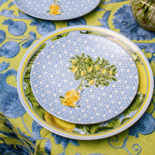 Hazeran Lemon 20 Cm Porcelain Plate - Vitelli Design Studio UAE