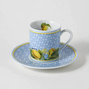 Hazeran Limon Porcelain Turkish Coffee Cup - Vitelli Design Studio UAE