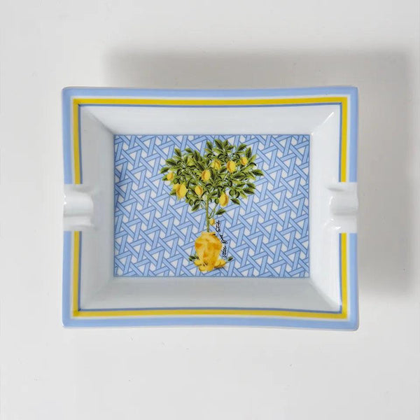 Hazeran Limon Porcelain Ashtray - Vitelli Design Studio UAE