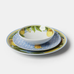 Hazeran Lemon 18 Piece 6 Person Dinner Set - Vitelli Design Studio UAE