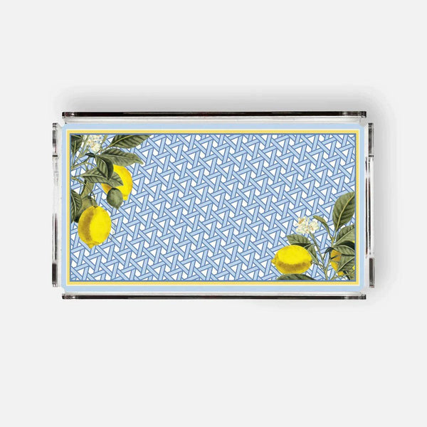 Hazeran Lemon 38x23 Acrylic Tray - Vitelli Design Studio UAE