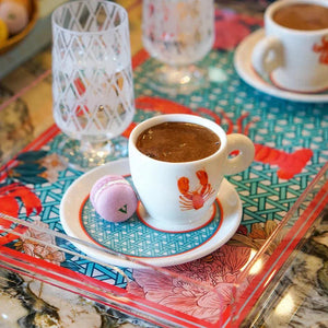 Hazeran Lobster & Crab Porcelain Espresso Cup - Vitelli Design Studio UAE