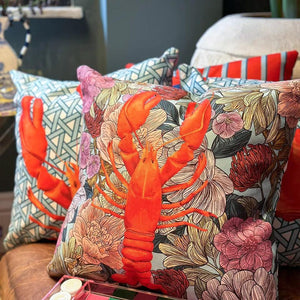 Hazeran Lobster Decorative Pillow - Vitelli Design Studio UAE