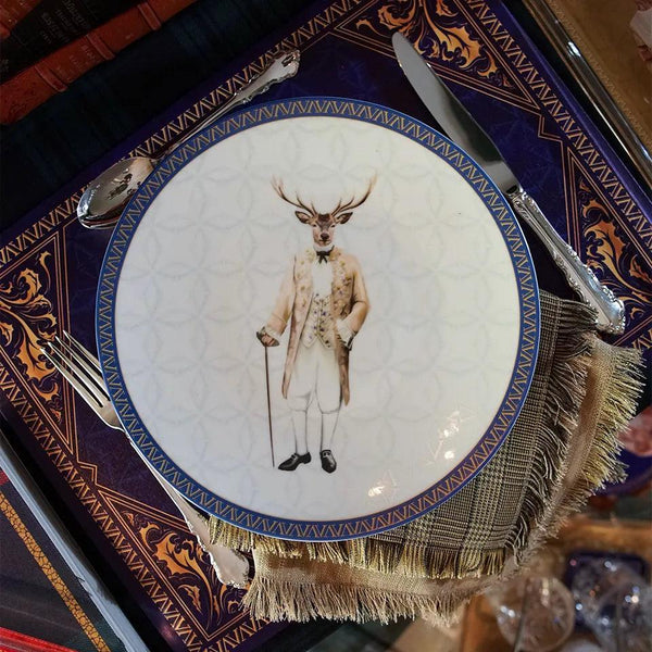 Louise 25 Cm Porcelain Plate - Vitelli Design Studio UAE