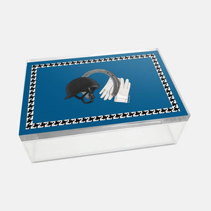 Equestrian Blue 22x14 Acrylic Jar - Vitelli Design Studio UAE