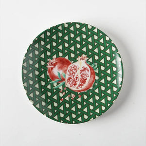 Hazeran Pomegranate 20 Cm Porcelain Plate - Vitelli Design Studio UAE