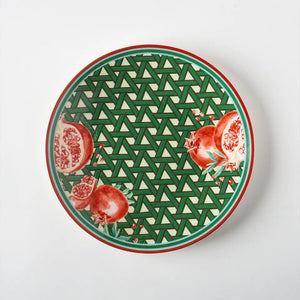 Hazeran Pomegranate 25 Cm Porcelain Plate - Vitelli Design Studio UAE