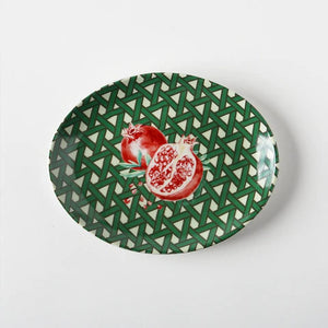 Hazeran Pomegranate 21 Cm Porcelain Boat Plate - Vitelli Design Studio UAE