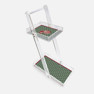 Hazeran Nar Acrylic Service Trolley - Vitelli Design Studio UAE