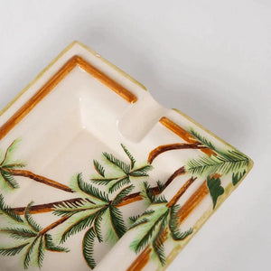 Hazeran Palm Ceramic Ashtray 2 - Vitelli Design Studio UAE