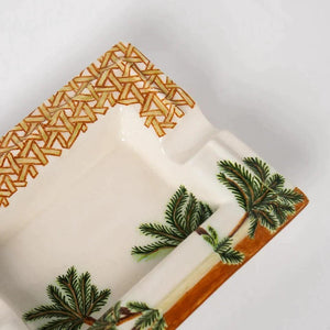 Hazeran Palm Ceramic Ashtray 3 - Vitelli Design Studio UAE