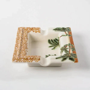 Hazeran Palm Ceramic Ashtray 3 - Vitelli Design Studio UAE