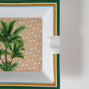 Hazeran Palm Porcelain Ashtray - Vitelli Design Studio UAE