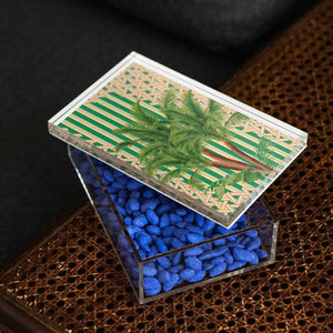 Hazeran Palm 18x12 Acrylicglass Jar - Vitelli Design Studio UAE