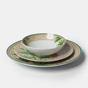 Hazeran Palm 18 Piece 6 Person Dinner Set - Vitelli Design Studio UAE