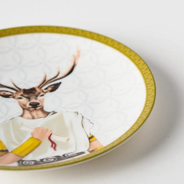 Roman 20 Cm Porcelain Plate - Vitelli Design Studio UAE