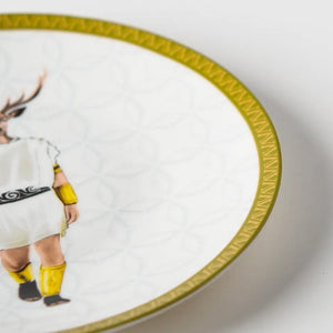 Roman 25 Cm Porcelain Plate - Vitelli Design Studio UAE