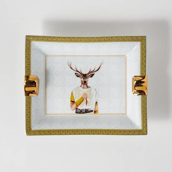 Roman Porcelain Ashtray - Vitelli Design Studio UAE
