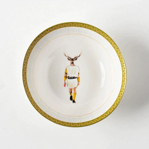 Roman Porcelain Bowl - Vitelli Design Studio UAE