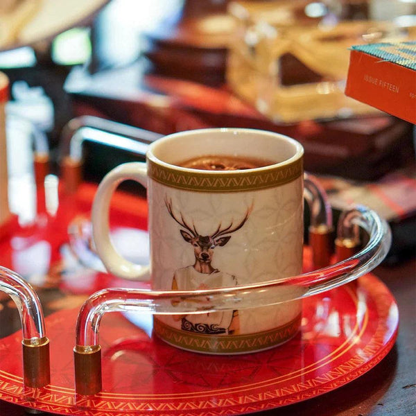 Roman Porcelain Coffee Mug - Vitelli Design Studio UAE