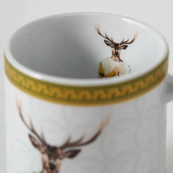 Roman Porcelain Coffee Mug - Vitelli Design Studio UAE